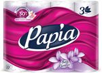 Бумага туалетная Papia Цветы Бали 3сл.х 12рул.