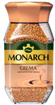Кофе Monarch Crema натуральный растворимый сублимированный 95г