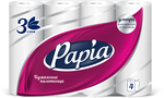 Полотенца бумажные Papia 3-х слойные 4 рулона