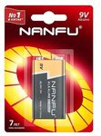Батарейка Nanfu Щелочная блистер 9V 6LR61 1B 1шт