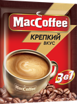 Кофейный напиток MacCoffee Крепкий 3 в 1 растворимый, м/у 18г*50шт*10 лента