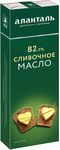 (Сети ТМ Аланталь) Масло сливочное традиционное 82,5%, брикет в обечайке 380г шт