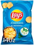 Чипсы Lay's Сметана и зелень 140г