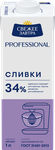 Сливки Свежее Завтра Professional 34% 1л