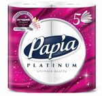 Бумага туалетная Papia Platinum 5 сл.х 4 рул. Хаят