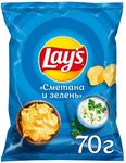 Чипсы Lay's Сметана и зелень 70г