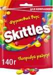 Конфеты Skittles Фруктовый вкус, драже со вкусами лимона, лайма, апельсина, клубники и черной смородины, 140 г