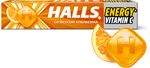 Карамель леденцовая HALLS с витамином С и вкусом апельсина, 25г