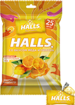 КАРАМЕЛЬ ЛЕДЕНЦОВАЯ HALLS СО ВКУСОМ МЁДА И ЛИМОНА 68 г х 20 шт.
