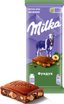 Шоколад молочный "Милка" с фундуком, 80г
