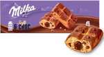 Пирожное бисквитное MILKA BISCUITS Милка с шоколадной начинкой и кусочками молочного шоколада, 175г