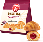 Мини круассаны 7DAYS c начинкой "черешня" 265 г