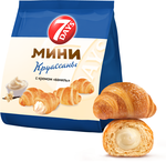 Мини круассаны 7DAYS с кремом со вкусом "ваниль" 176 г х 12