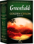Чай Greenfield Golden Ceylon черный, листовой, 100г