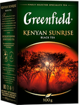 Чай Greenfield Kenyan Sunrise черный, листовой, 100г