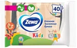 ZEWA 40шт Влажная туалетная бумага Детская  (спайка 3шт)WB