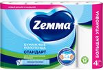 Бумажные полотенца ZEMMA 4шт 2сл Стандарт