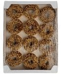 Донат Stokson NUTTY CREAM с ореховой начинкой коробка 12 шт*71 г