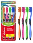 Зубная щетка Colgate Colours Сенсация свежести средней жесткости 4шт