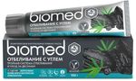 Зубная паста BIOMED 100г ОТБЕЛИВАНИЕ с УГЛЕМ*12