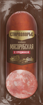 Колбаса в/к Стародворье Мясорубская с рубленой грудинкой срез в/у 0,35кг
