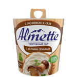 Сыр творожный Almette С белыми грибами 150г 1/8