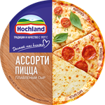 Сыр Hochland плавленый круг ассорти пицца коробка 140 г