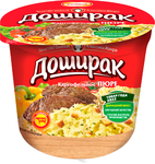 Пюре картофельное Доширак со вкусом мяса 40г*24